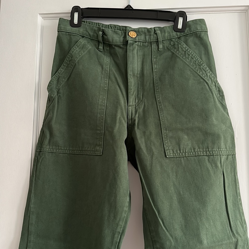 Big Bud Press Work Pants in Dark Emerald Green